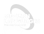 Modern Languages logo in white and grey