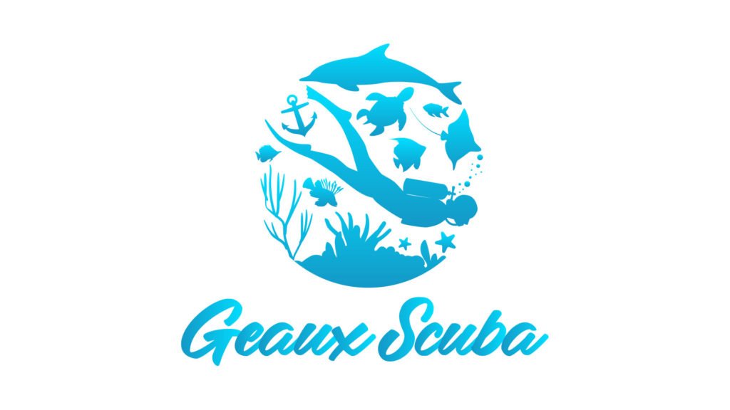 Geaux Scuba logos