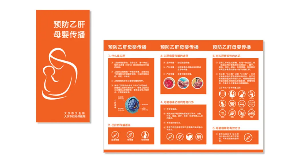 Orange brochures