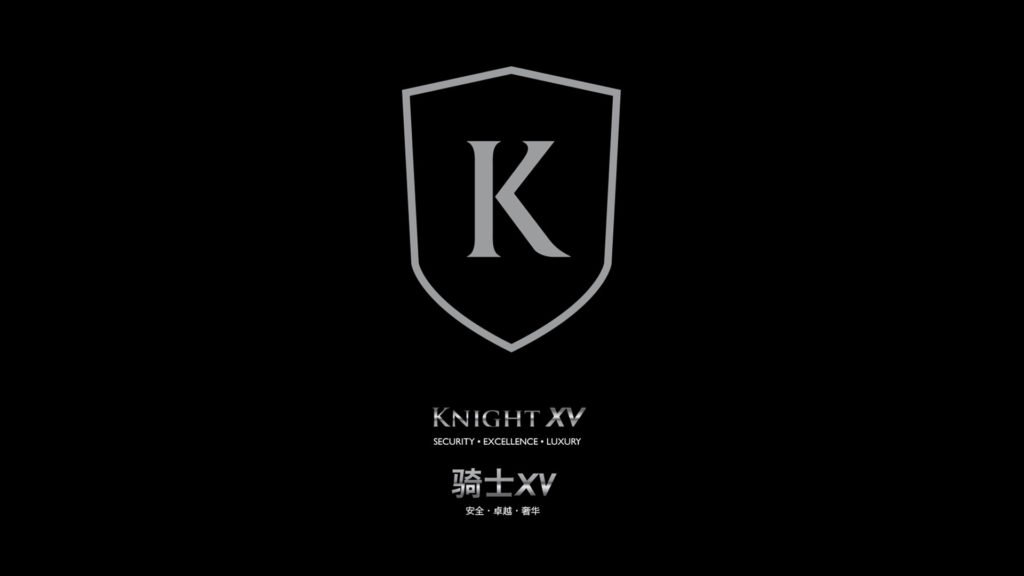 Knight XV logo on black background
