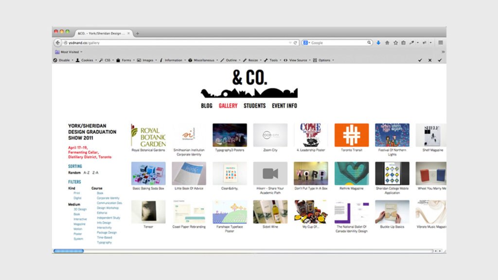 YSDN & Co. website screenshot