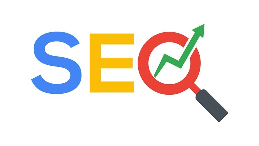 The word SEO with white background